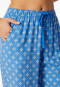 Broek lang geweven stof bloemen aquarium - Mix+ Relax