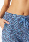 Pantaloni lunghi con polsini in fantasia Aqua - Mix+ Relax