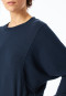 Sweatshirt fine rib midnight blue - Mix+Relax
