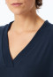 Sweatshirt Feinripp nachtblau - Mix+Relax