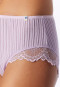 Midi Slip Feinripp Nadelzug Spitze orchid - Revival Marie