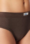 Tai-Slip Feinripp dunkelbraun - Revival Paula