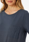 Schlafanzug lang graphit - Casual Nightwear