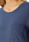 Schlafanzug lang jeansblau - Casual Nightwear