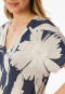 Sleep shirt short sleeve cooling finish flowers graphite - selected! premium