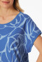Nachthemd kurzarm Interlock hellblau - Modern Nightwear