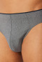 Slip super mini blu notte a strisce - premium Jacquard