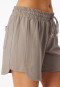Pantalon court en interlock mercerisé clay - Mix+Relax