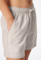 Hose kurz Leinen LENZING™ ECOVERO™ Viskose off-white - Mix+Relax