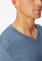 Schlafanzug kurz blau-jaspe - Modern Nightwear