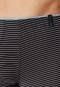Korte short van modalvezel met strepen in grafiet - Long Life Soft