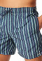 Swim shorts woven fabric stripes lime - aqua