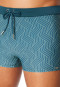 Badehose Wirkware lime gemustert - Aqua