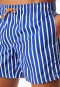 Swim shorts woven fabric stripes royal - Aqua
