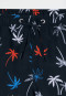Swim shorts woven fabric recycled SPF40+ palm trees multicolor - Aqua
