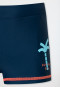 Zwembroek gebreide LSF40+ palm nachtblauw - Aqua