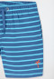 Swim trunks woven fabric recycled SPF40+ stripes aqua - Aqua