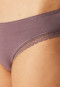 Cheeky thongs 3-pack lace black/purple - Modern Multipacks