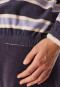 Pyjama lange frottee streepjes indigo - Casual Essentials