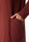 Nachthemd langarm Interlock wärmend burgund - Selected Premium Warming