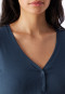 Shirt langarm Doppelripp Druckknöpfe deep blue - Mix+Relax