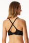 BH mit Schale und Bügel Spitze schwarz - Unique Cotton