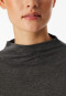 Shirt with turtleneck long-sleeve dark grey mottled - Premium Warming