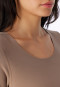 Warm shirt met lange mouwen, kleur nougat - Invisible Soft Warming