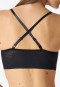 Naadloos bustier met uitneembare pads, kant, zwart - Invisible Soft Lace