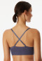 Bustier seamless herausnehmbare Pads Spitze indigo - Invisible Soft Lace