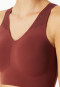Bustier seamlessherausnehmbare Pads Spitze burgund - Invisible Soft Lace
