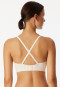 Bustier with removable pads off-white - Unique Cotton