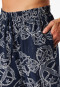 Hose lang Statement-Druck blau-weiß - SCHIESSER 150 Years
