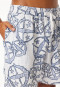 Bermuda statement print blauw - SCHIESSER 150 Years