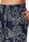 Bermuda statement print blauw - SCHIESSER 150 Years