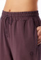 Langere broek van Heavy Single Jersey, cacaobruin - Mix+ Relax