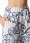Lange broek statement print blauw - SCHIESSER 150 Years