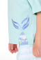 Pigiama corto onde pesce turchese - Kids Nightwear