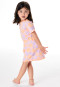 Camicia da notte a maniche corte pesca-arancio - Kids Nightwear