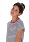 Sleep shirt short striping citrus fuchsia - Teens Nightwear