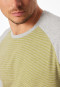 Short pyjamas striping grass green - 95/5