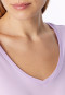 Schlafanzug kurz Interlock Blumen grün - Modern Nightwear