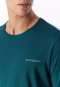 Pigiama corto verde mare profondo - Modern Bonded