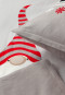 Bed linen 2-piece soft flannel gnome gray - SCHIESSER Home