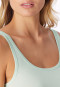 Top a spalline, confezione da 2, color nocciola/verde chiaro - Modal Essentials