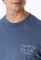 Schlafanzug lang Bündchen Oversized faded denim - Modern Essentials