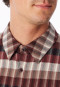 Pyjama lang Flanell cinnamon kariert - Selected Premium Warming