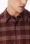 Pyjama lang Flanell praline kariert - Selected Premium Warming