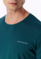 Schlafanzug lang tiefseegrün - Modern Bonded