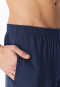 Lange pyjama met fijne rib-manchetten, deep sea blue - Selected Premium Warming
